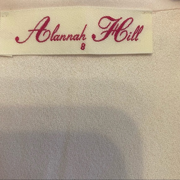 ALANNAH HILL ‘After Midnight Capelet’ size 8 pale pink/blush colour - Picture 3 of 4